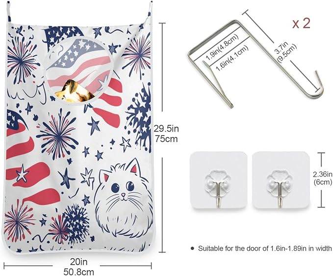 Hanging Laundry Hamper Over the Door