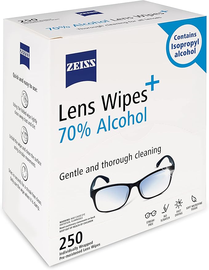 ZEISS Pre-Moistened Lens Cleaning Wipes