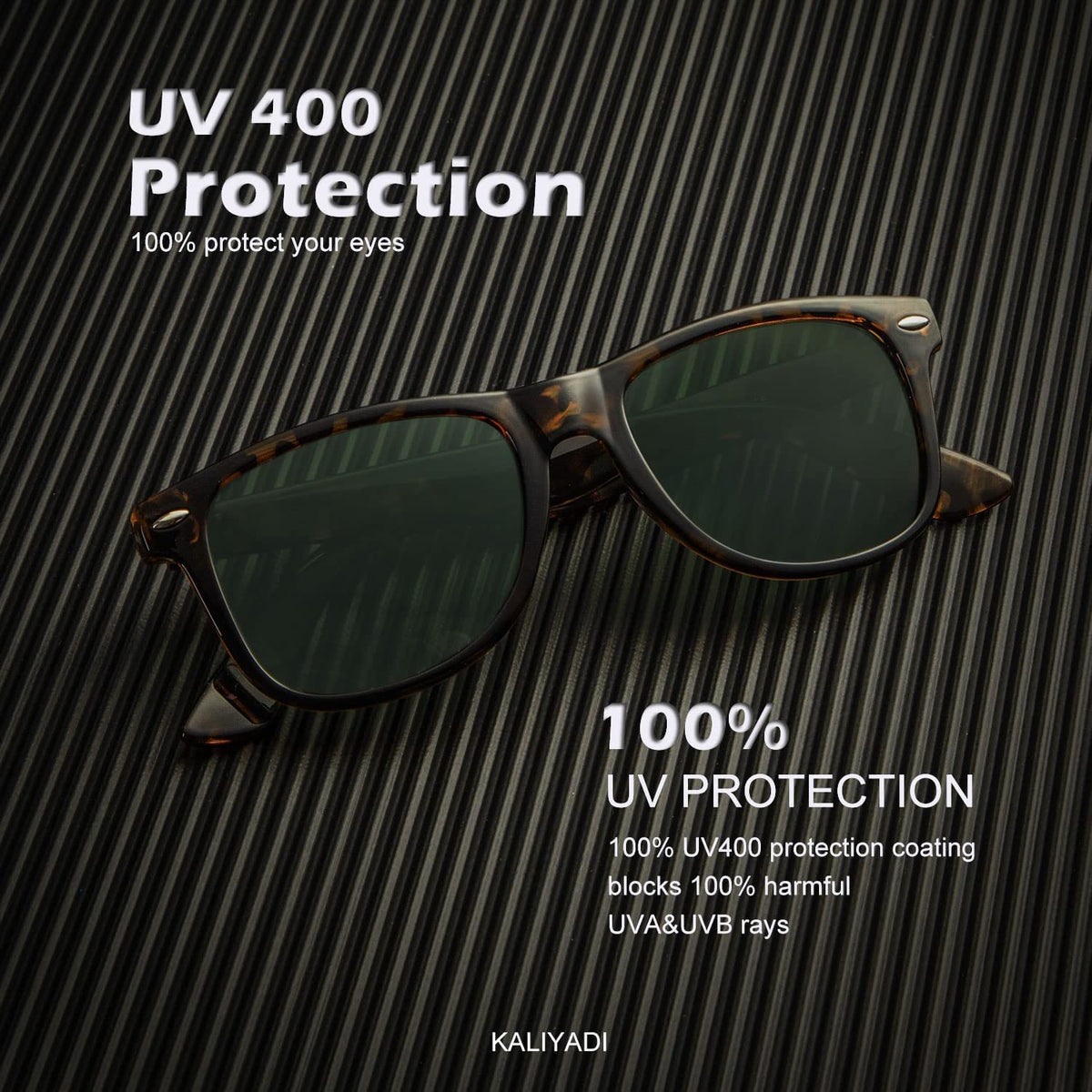 KALIYADI Sunglasses Men Polarized Sunglasses for Mens and Womens, Unisex Sun Glasses for Driving and Fishing, Retro Sun glasses UV Protection (G15/Tortoise G15/Brown)