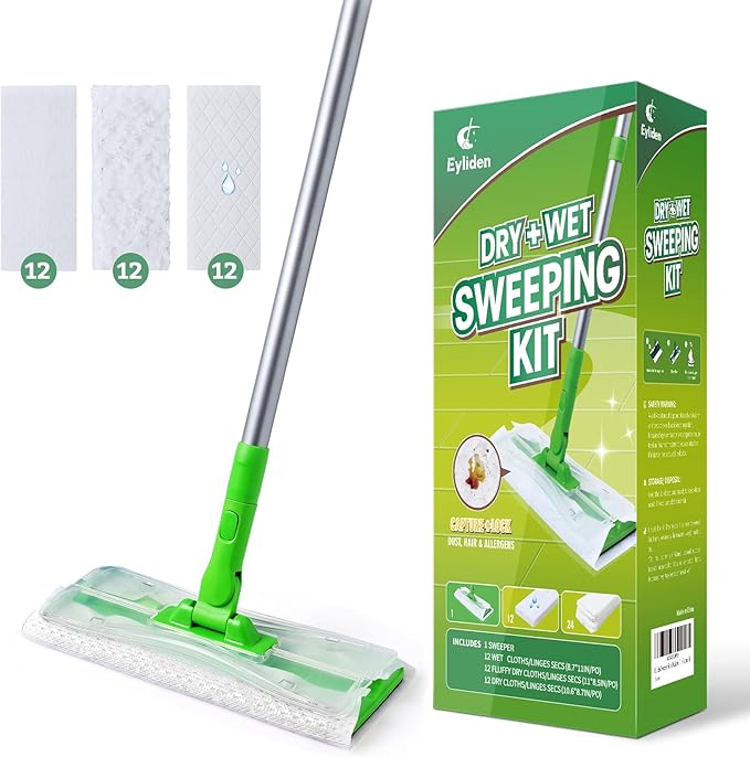 Eyliden Sweeper Mop with 36 Refills