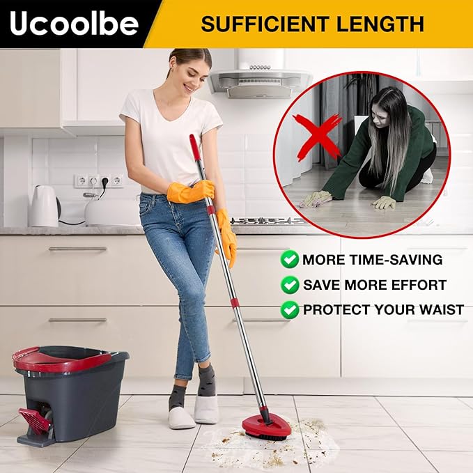 Spin Mop Scrub Brush for O-Cedar EasyWring 1 Tank System, Scrubber Brush