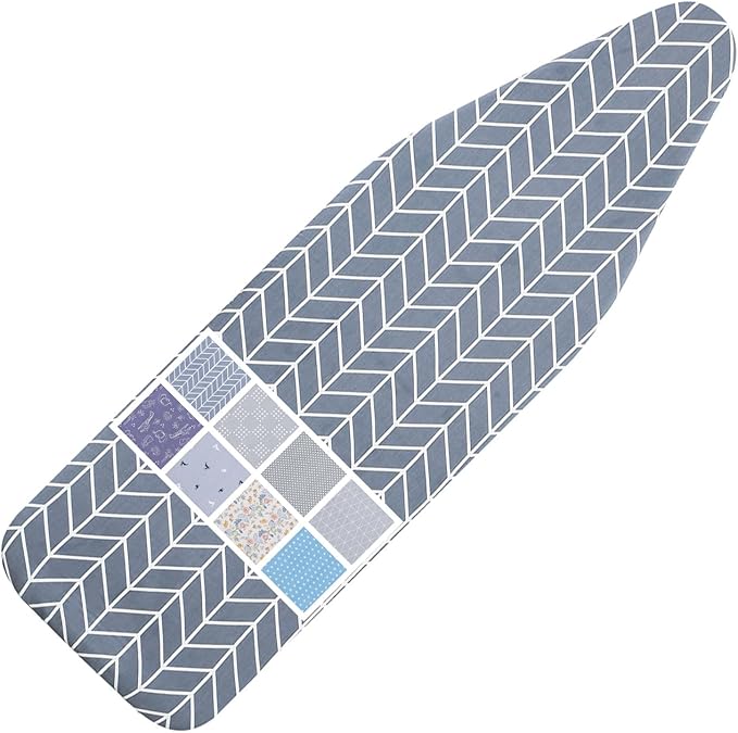 Ironing Board Cover and Pad Standard Size 15 x 54, 3 Pairs of Hook and Loop