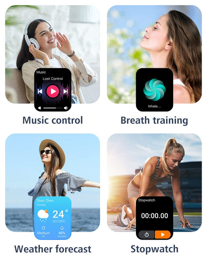 GRV Smart Watch Answer Dial Call,Smart Watches for Women Men with Heart Rate Monitor,Step Counter,Sleep Tracker,Sports Fitness Tracker Watch Call SMS Notification Smartwatch for Android iOS Phone