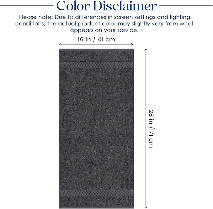 DAN RIVER 6-Pack Premium Hand Towels