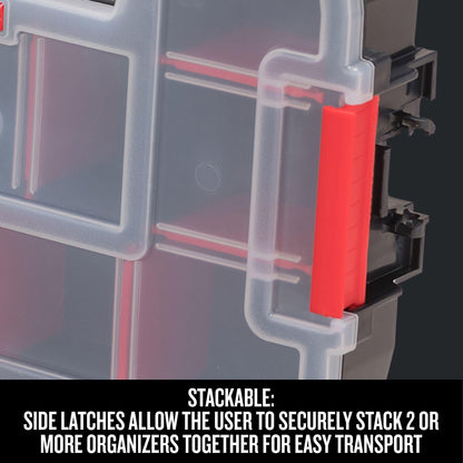 CRAFTSMAN 10-Compartment Small Tool Storage Organizer, Plastic (CMST14021)