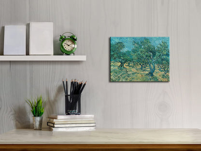 Wieco Art Olive Grove 2 Canvas Print of Vincent Van Gogh Wall Art Paintings Reproduction Field Pictures Artwork for Wall Decor and Home Decorations