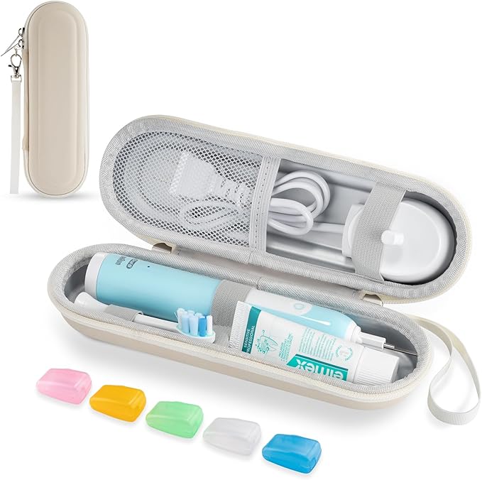 Toothbrush Travel Case for Oral B/Oral-B Pro 1000 1500 5000 7000 & Philips