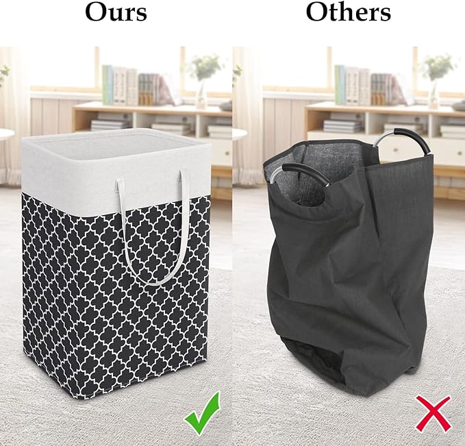 StorageRight Laundry Basket Hamper Large Collapsible Laundry Hamper