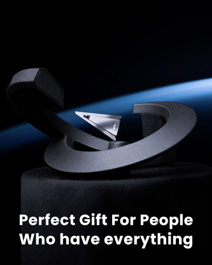 novium Shuttleport, Space-themed Magnetic Clip Holder, A clip holder that Makes Clip Hover, Unique Office Desk Decor for Space Lovers (Standard Version)