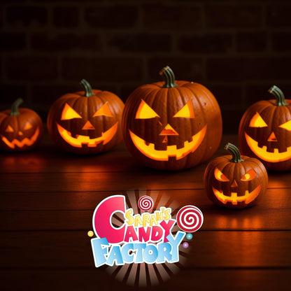Halloween Assorted Pumpkin Bucket (44 Count) Filled with Candies, Snacks, Cookies and more, Treats for Family, Friends, Kids, Boys and Girls