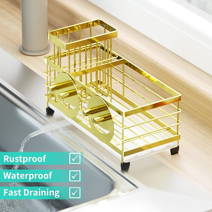 HapiRm Sink Caddy Sponge Holder
