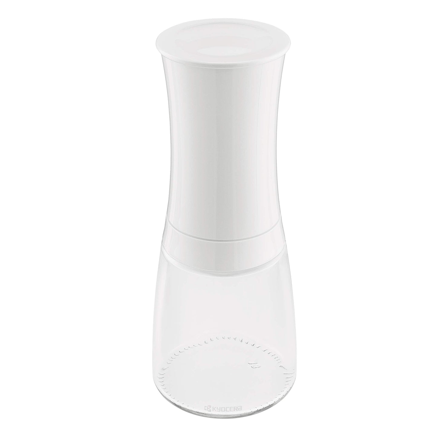 Kyocera Advanced Ceramics Pepper, Salt, Seed and Spice Mill with Adjustable Advanced Ceramic Grinder, The Everything Mill-Brilliant White