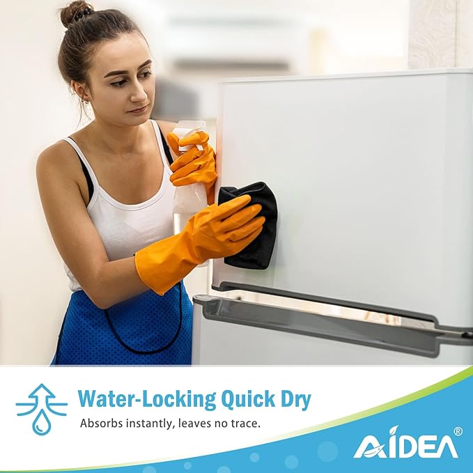 AIDEA Microfiber Cleaning Cloth 100PK, Soft Microfiber Towels