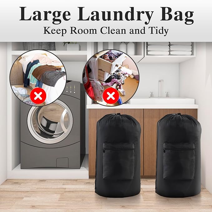 OTraki Laundry Bag Backpack, Large Travel Laundry Bags
