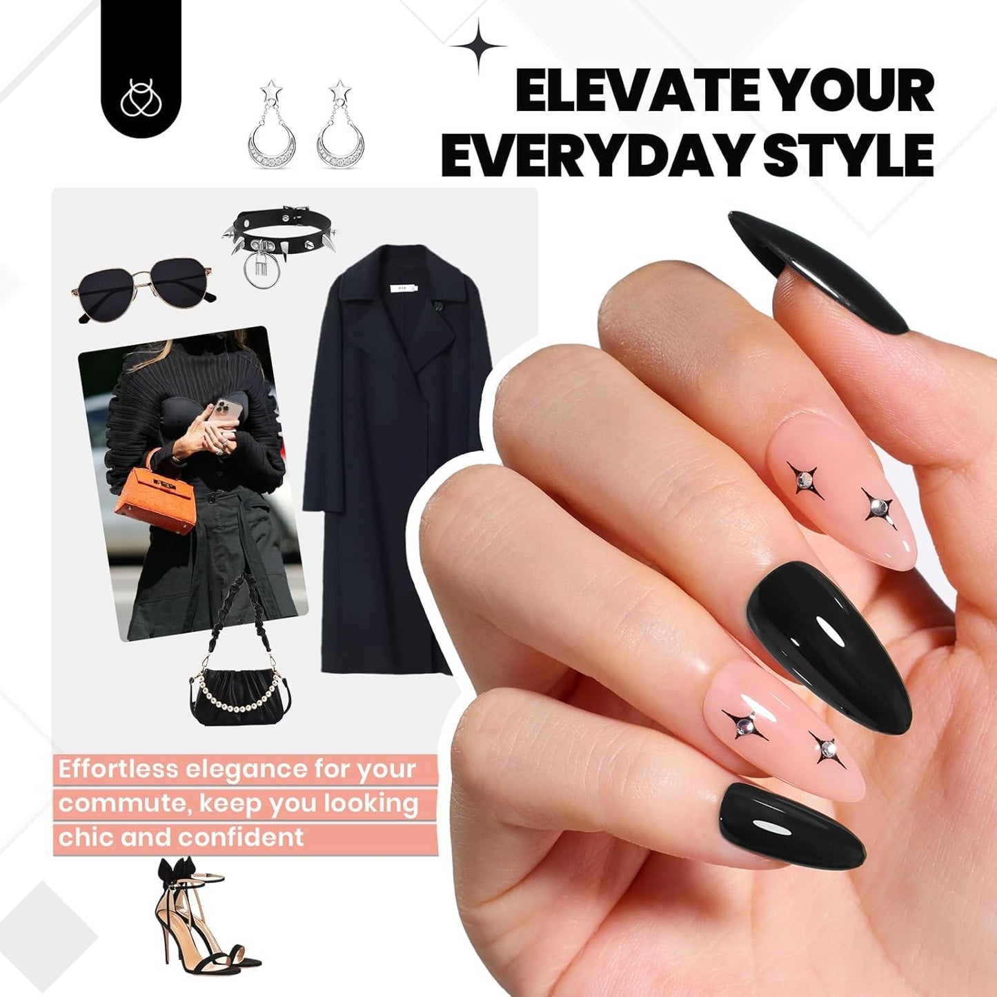 Beetles Gel Nail Polish Kit with U V Light - 80Pcs Fall Nail Fest Color Enchantment 55 Colors Gel Polish Starter Kit with Base Top Coat DIY Nails Stickers Manicure Tools Gift for Women Teens Girls
