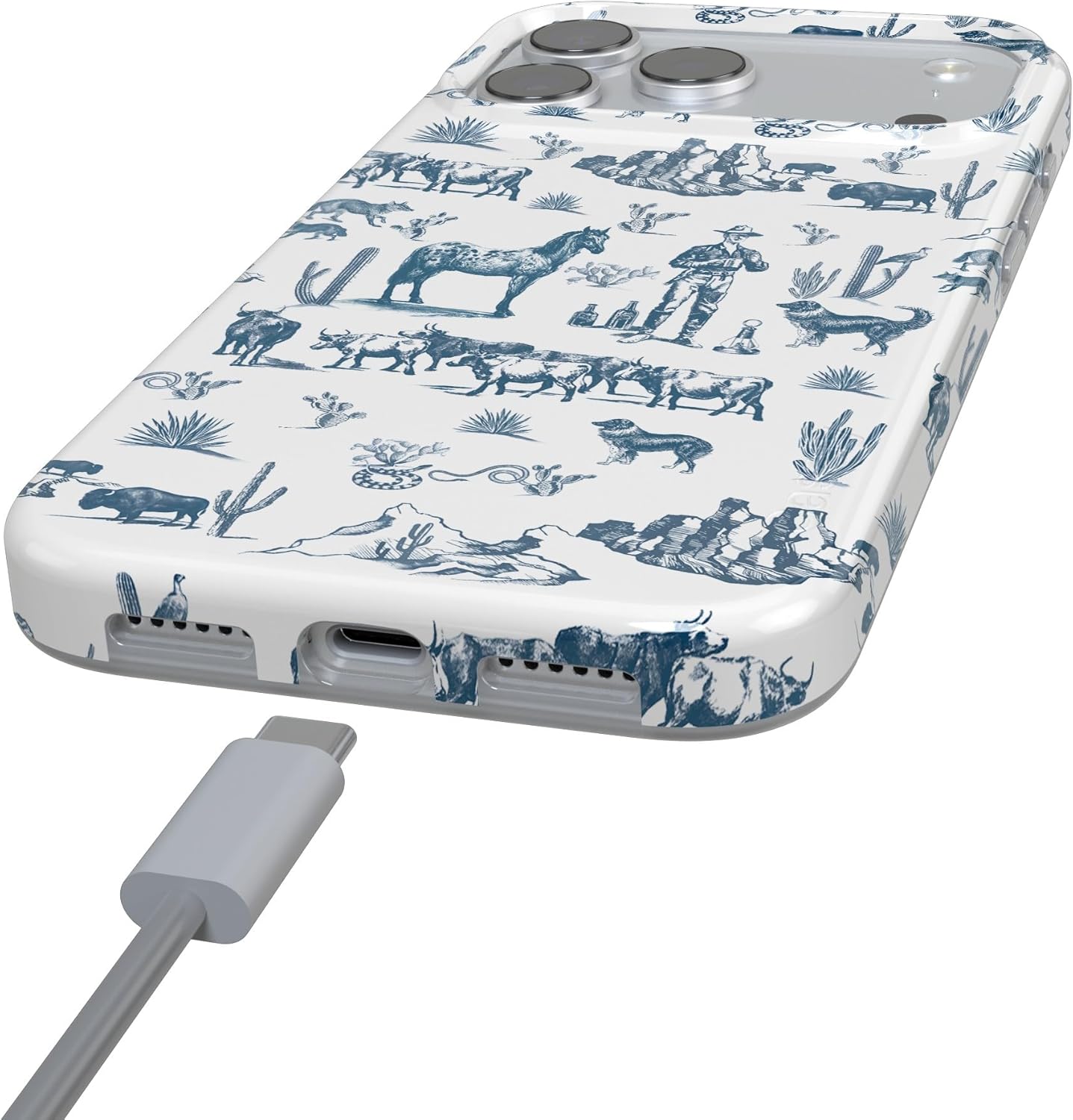 Casely iPhone 17 Pro Case | Wild West Adventure | Desert | Compatible with MagSafe | Classic Ultra Slim Design