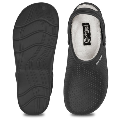 Lakeland Active Men's Fleece-Lined Dockray Clogs - Black - 10