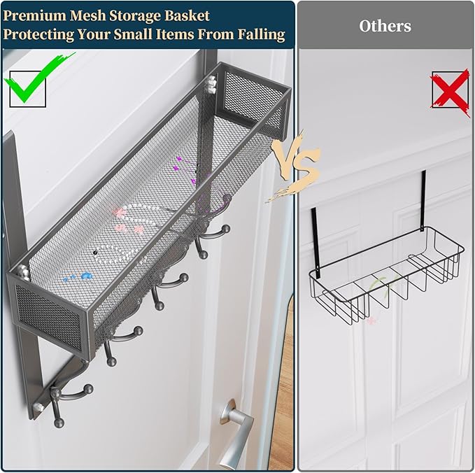 Consumest Over The Door Hooks Organizer