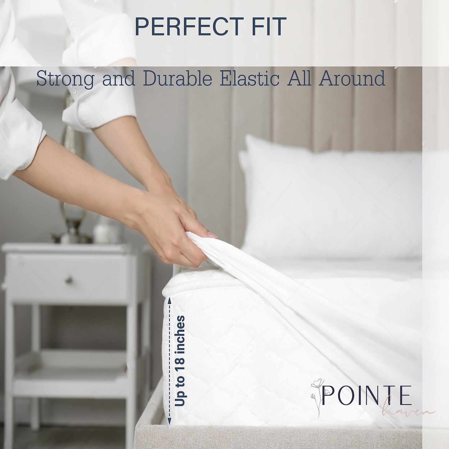 Pointehaven Bedding 3 Pieces Twin 100% Cotton Percale Sheets- Printed Bed Sheet & Pillowcase Sets- Soft Cotton Bed Sheets Set- Fits Mattress 18 inches Deep Pocket (Twin, Prima)
