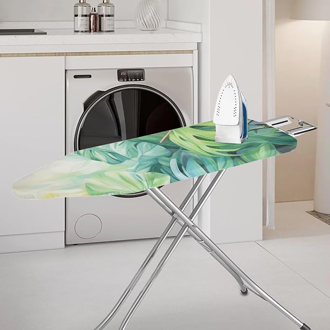 Tropical Palm Tree Leaves Ironing Board Cover and Pad 15 x 54 Heavy Duty Iron