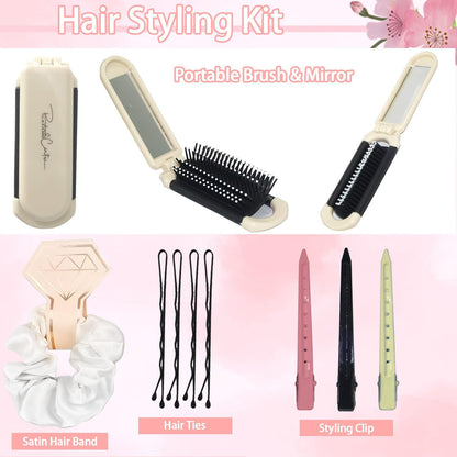 Wedding Day Emergency Kit, Bridal Emergency Kit for Wedding Day Items, Wedding Day Essential for Bride Bridesmaid, Wedding Survival Set with Makeup Bag