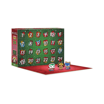 Funko Advent Calendar: DC 2023 - Superman - DC Comics - 24 Days Of Surprise - Collectable Vinyl Mini Figures - Mystery Box - Gift Idea - Holiday Xmas for Girls, Boys & Kids - Christmas Countdown