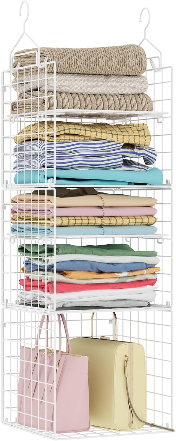 X-cosrack Closet Hanging Organizer and Storage