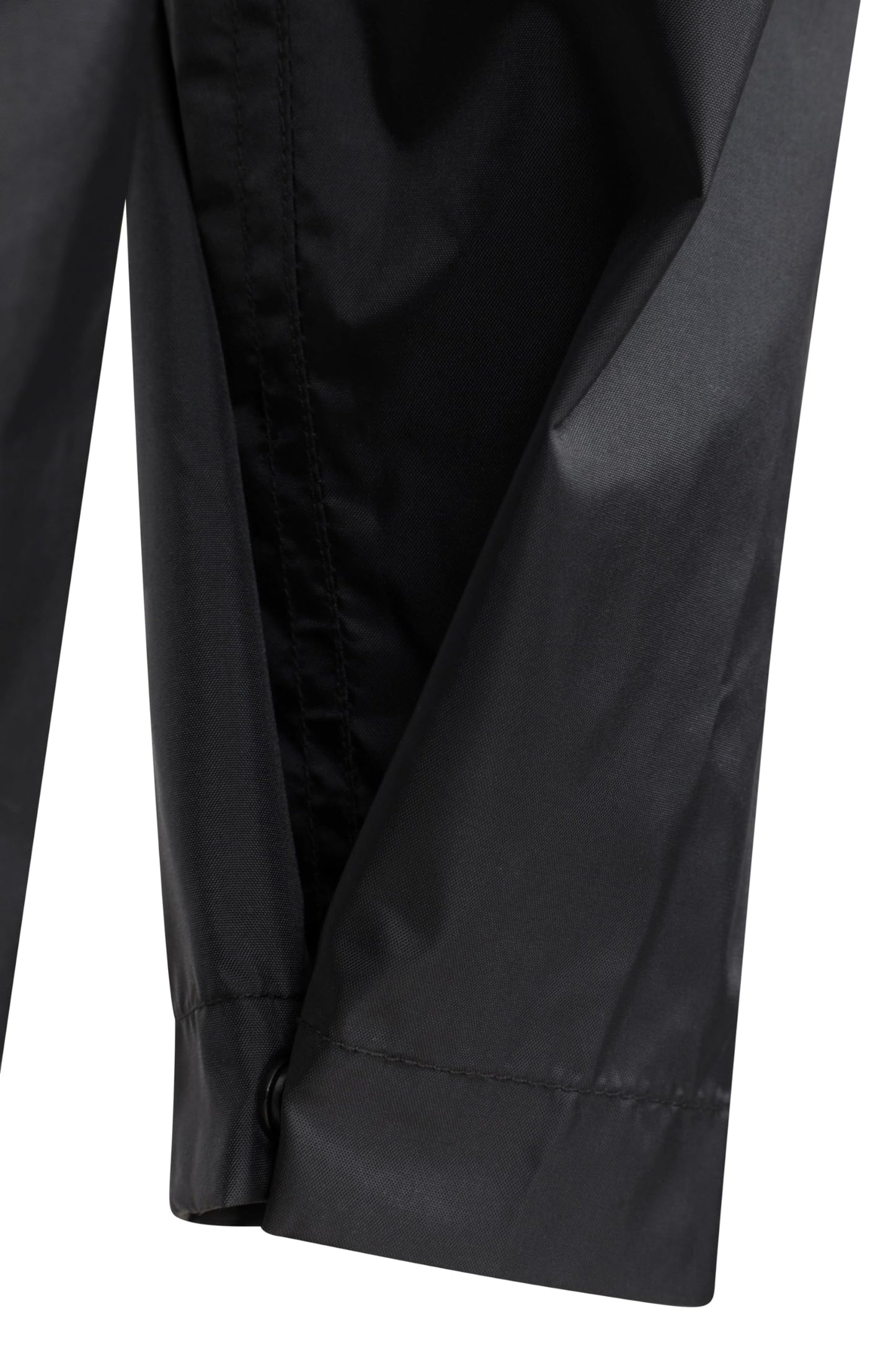 Mountain Warehouse Pakka Kids Waterproof Over Trousers - Taped Seams Rain Pants, Lightweight, Rip-Stop, Packaway Bag - for Autumn Winter, Walking, Travelling Black Kids Size 11-12 Years