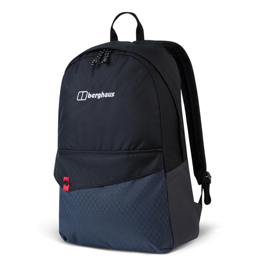 Berghaus Unisex Brand Bag 25 Litre Backpack| Comfortable Fit | Durable Design | Rucksack for Men and Women, Jet Black/Carbon