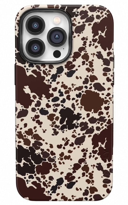 Casely iPhone 14 Pro Case | Opposites Attract | Day & Night Mountains | Compatible with MagSafe | Bold Protective Design