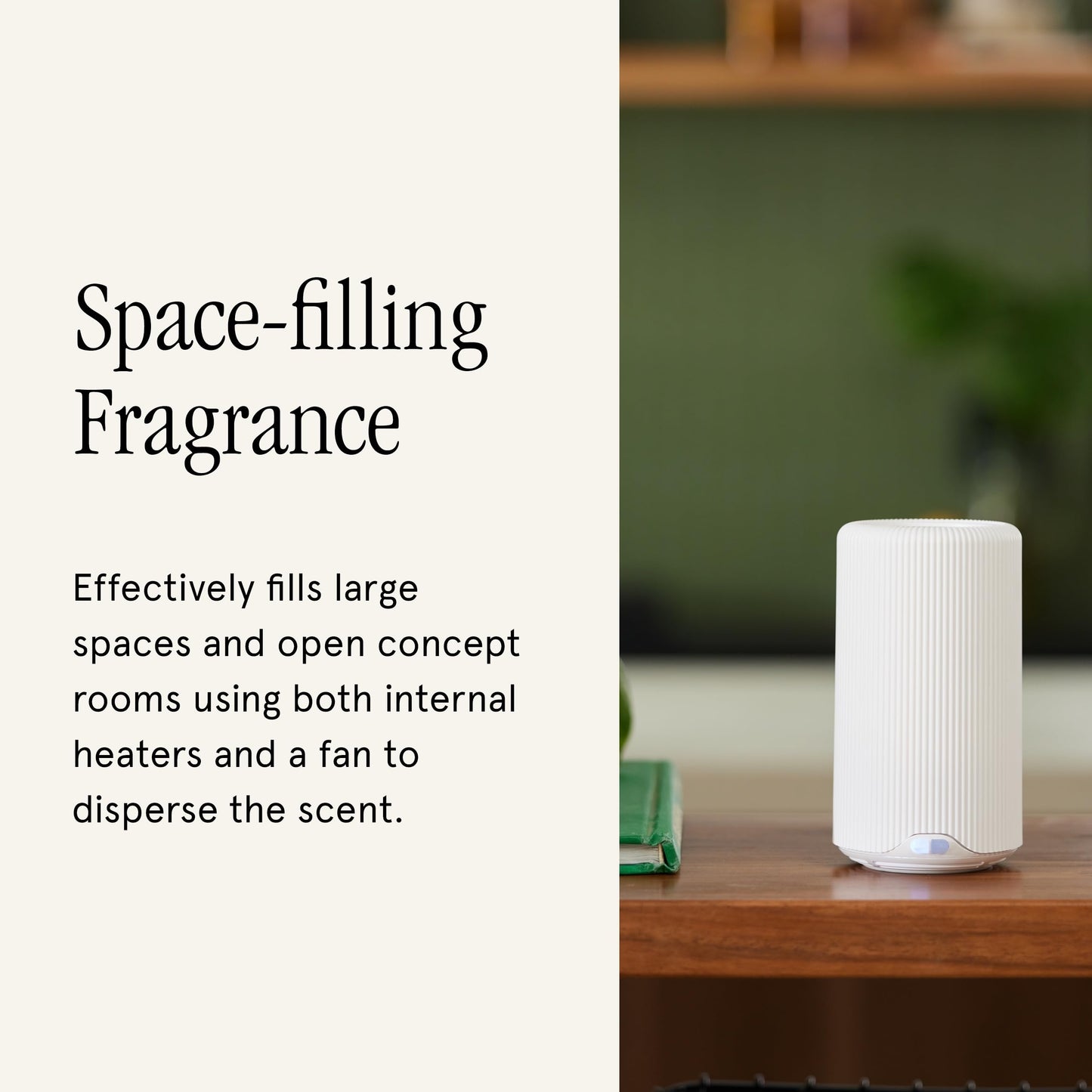 Pura Plus Smart Home Fragrance Diffuser for Large Spaces - Adjust Scent Intensity, Set Schedules, Timers & More in Pura App - Fragrances Sold Separately - White