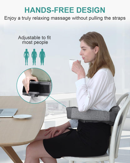 Nekteck Shiatsu Neck and Back Massager with Soothing Heat, Shoulder Massager for Pain Relief Deep Tissue, Electric 3D Kneading Massage Tools for Leg Body Muscle, Corded Power, Gifts for Him Her