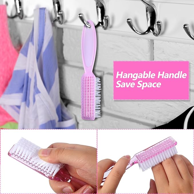 Patelai 15 Pieces Nail Brush Handle Grip