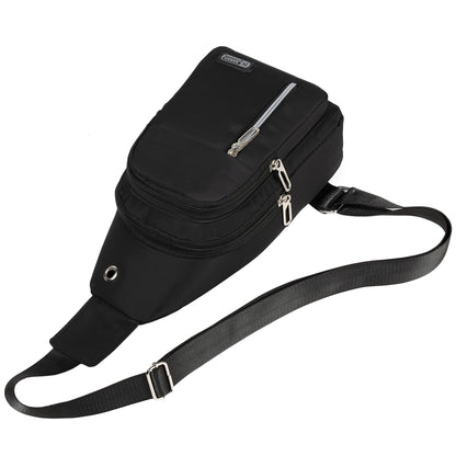 Cross Body Bag Sling Backpack Fanny Pack Small Crossbody Bags for Women Trendy - Black