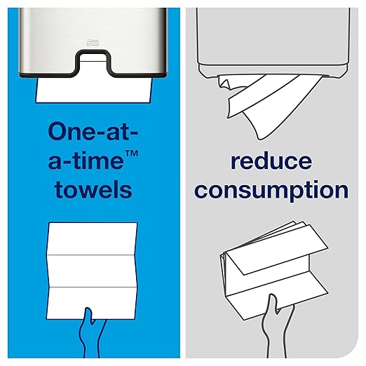 Tork Multifold Hand Towel White H2, 100% Recycled Fibers, 16 x 250 Towels