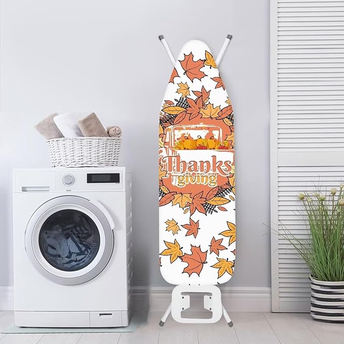 Maple Leaf Ironing Board Cover and Pad Stain Resistant Thick Thanksgiving