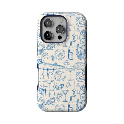 Casely iPhone 16 Pro Case | Fit Check | Neutral Checkerboard | Compatible with MagSafe | Bold Protective Design