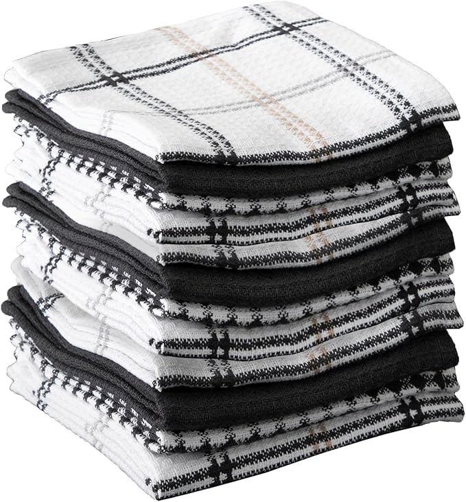 T-Fal Premium Waffle Dish Cloths: Highly Absorbent, Super Soft Long Lasting