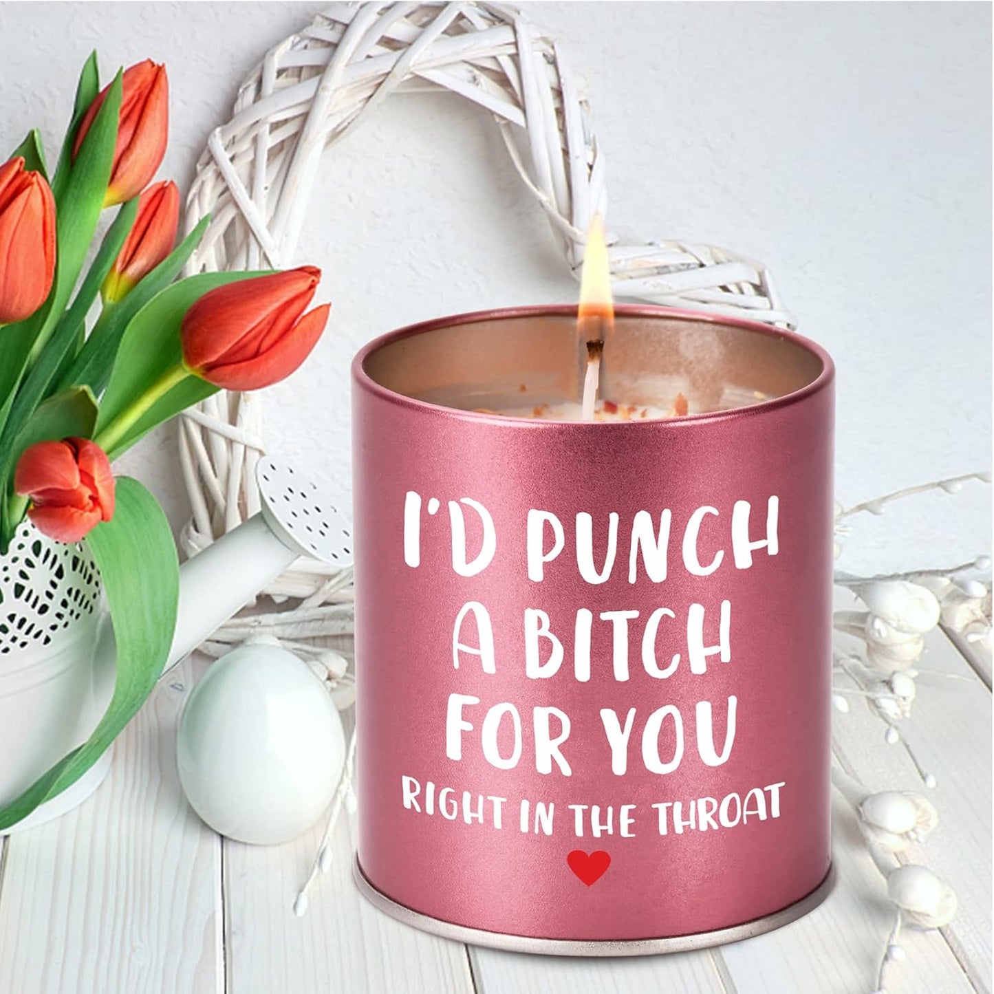 Valentines Day Gifts for Her Scented Candle: Birthday Gifts for Women Mom Girlfriend Wife Sister Galentines Mothers Day Christmas Stocking Stuffers White Elephant Anniversary Friendship Funny Gift