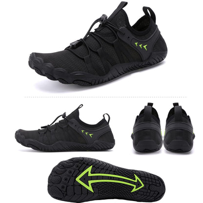 Bravover Unisex Water Shoes for Men Women with Five Toes Design Quick Dry Barefoot Aqua Shoes Ideal for Swim Pool Surf Beach Sea Activities