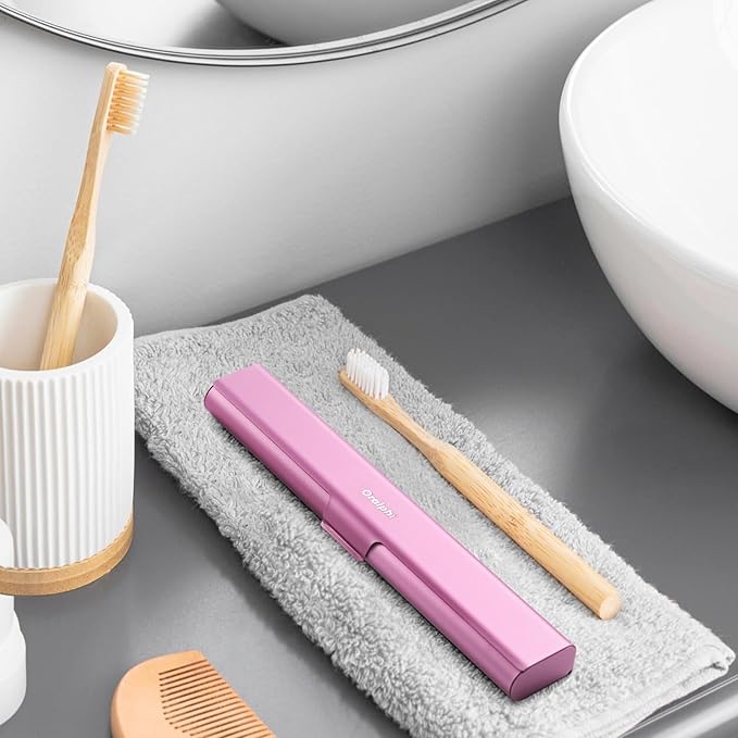 Aluminum Toothbrush Travel Case, Portable Travel Toothbrush Holder, Durable