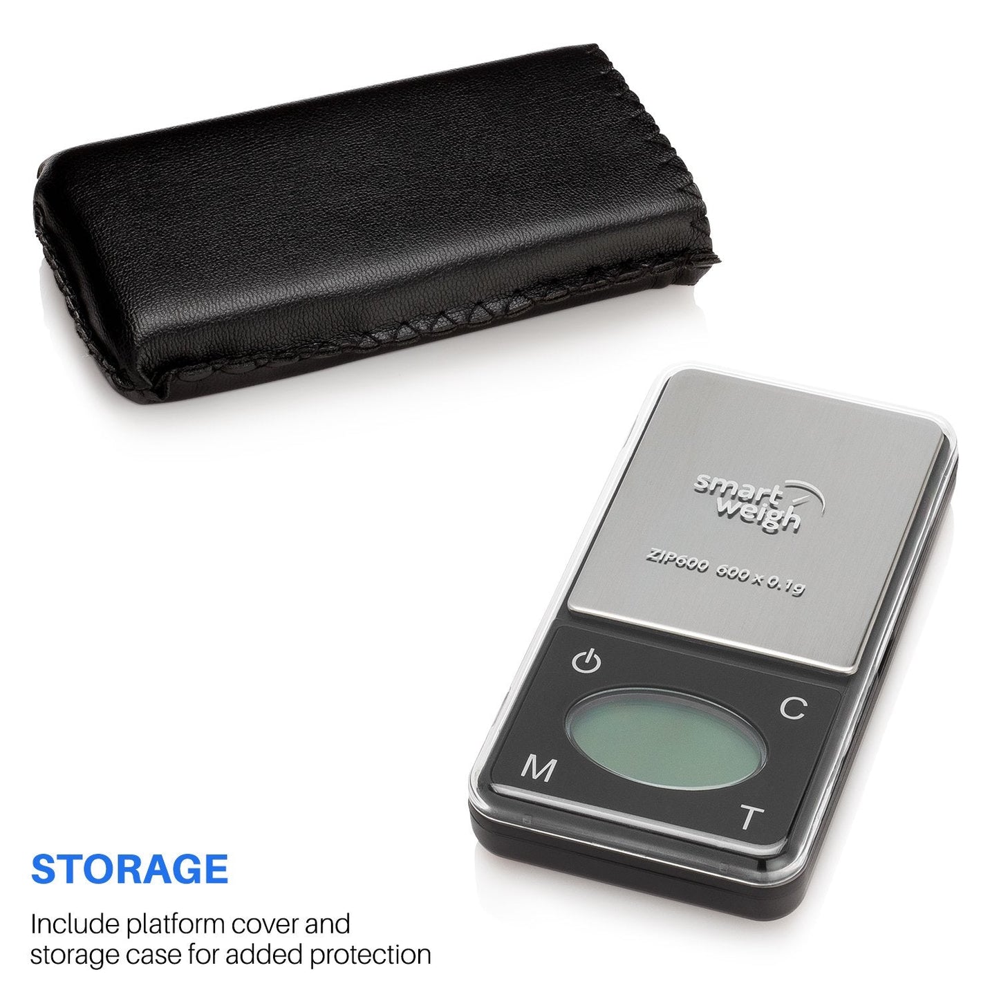 Smart Weigh ZIP600 Slim Digital Pocket Scale with Counting Feature 600 x 0.1g