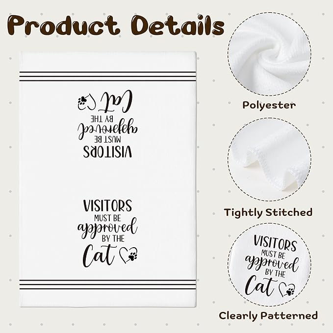 GROBRO7 Cute Cat Hand Towel