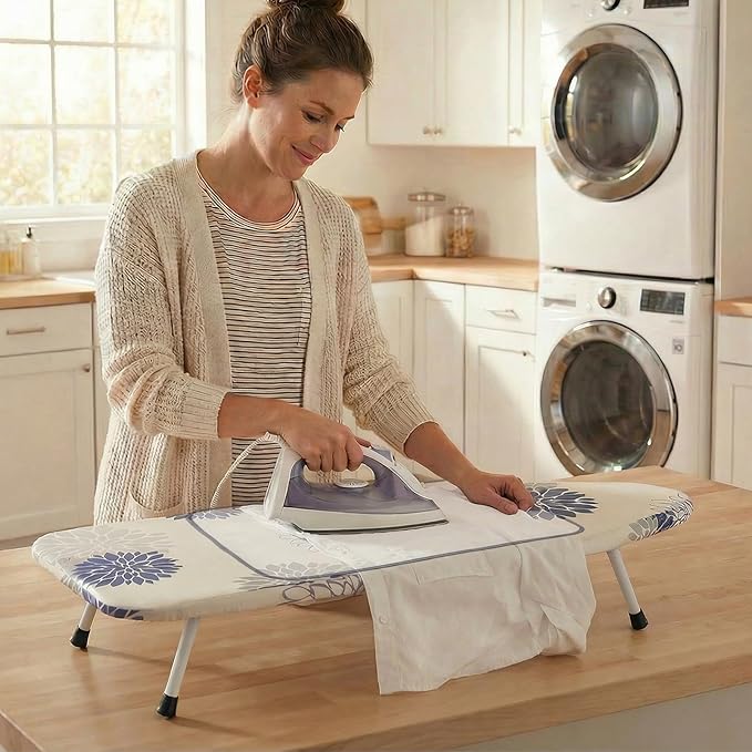 SheeChung Tabletop Ironing Board 12"x32", Small Ironing Boards