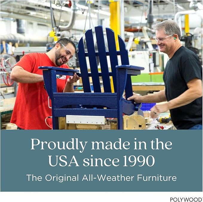 POLYWOOD R100LE Presidential Outdoor Rocking Chair, Lemon