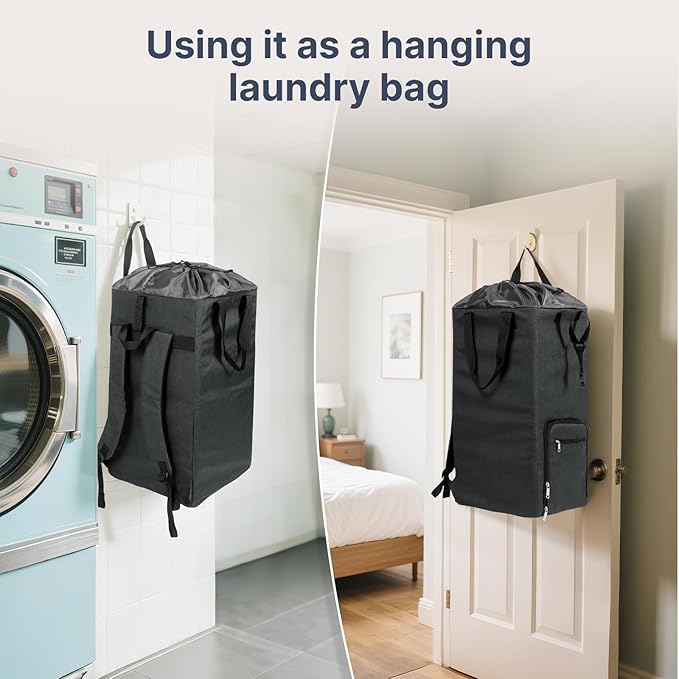 Bukere Laundry Backpack for College Students Dorm Essentials, Extra Large 90L