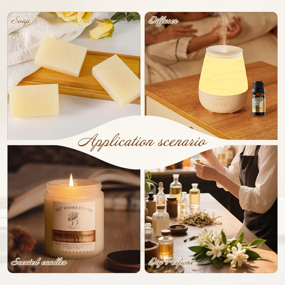 Hotel Diffuser Oil Gift Set - Inspired by 5-Star Hotel Scents - My Way,Ritz - C,Westin White Tea,Baccarat,Four Seasons,Hilton,Beachfront Villa,Paris Coast, Fragrance Oil Set