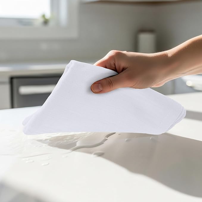 Utopia Kitchen White Flour Sack Towels 100% Cotton Tea Towels