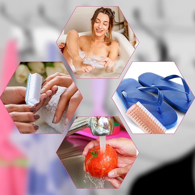 Patelai 15 Pieces Nail Brush Handle Grip