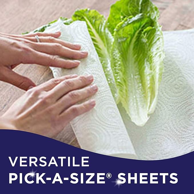 Sparkle Pick-A-Size Paper Towels, 2 Rolls = 4 Regular Rolls, Everyday Value